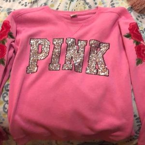 victoria secret PINK crew neck sweater